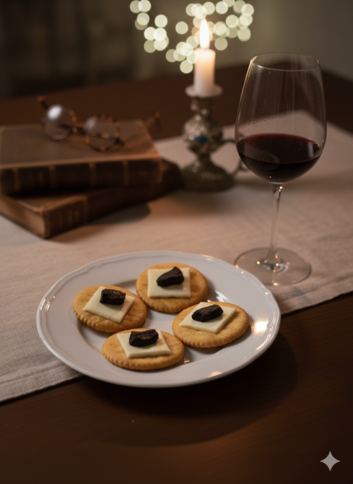 黒にんにくカナッペ